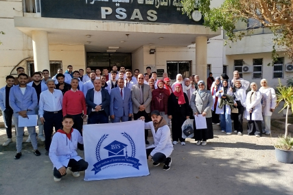 زيارة الفرقة الرابعة شعبة تركيبات الأسنان لجامعة بنى سويف