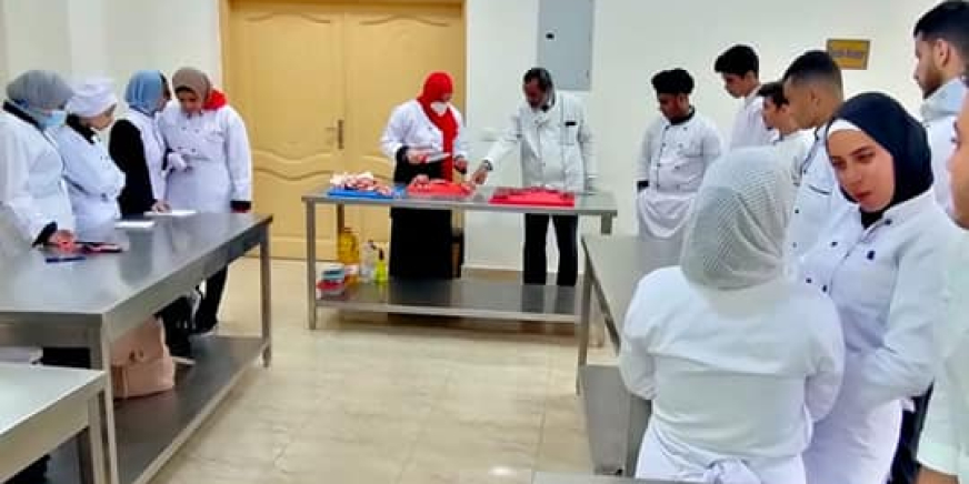 الأنشطة العملية لقسم إدارة الضيافة-2