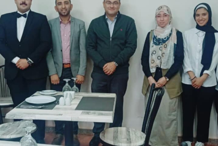 زيارة المطعم التعليمي في وجود الأساتذة الأفاضل:   د.أمل أمين